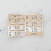 Goldmedaille Glitzer Marmor Gradient Salon Preisli (Innenseite)