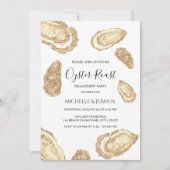 Goldmedaille Glitzer Sommerauster geröstet Pastell Einladung (Vorderseite)