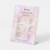 Goldmedaille Glitzer Whisk Bäckerei Preisliste Sockelschild (Vorderseite)