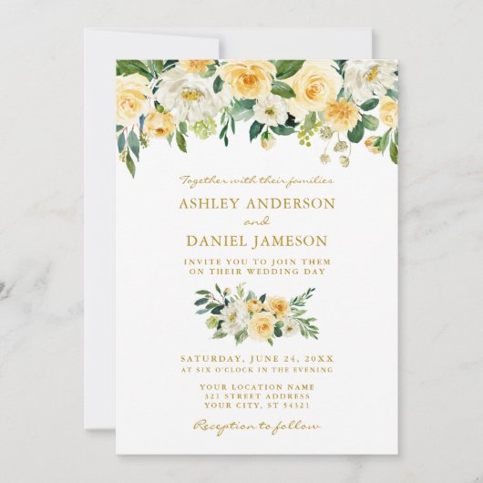 Goldmedaille Goldmedaille Einladung (Vorderseite)