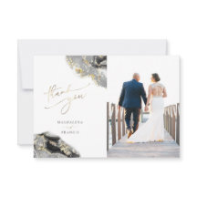 Goldmedaille Hochzeit mit schwarzem Gold Dank Kart