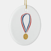 Goldmedaille Keramik Ornament (Rechts)