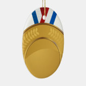 Goldmedaille Keramik Ornament (Rechts)