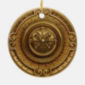 Goldmedaille Keramikornament (Hinten)