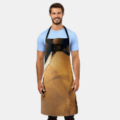 Goldmedaille Kosmetiksalon Monogramm Schürze (Getragen)