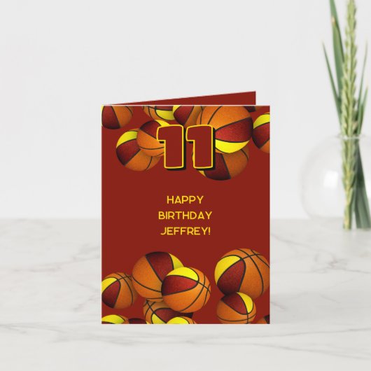 Goldmedaille-Mannschaft färbt Basketball-Kindergeb Karte (Vorderseite)