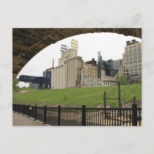 Goldmedaille Mehl Postkarte