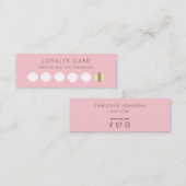 Goldmedaille Mini Visitenkarte (Vorne/Hinten)