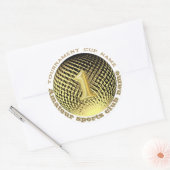 Goldmedaille, Nummer eins Champion Sticker (Umschlag)