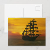 Goldmedaille Postkarte (Vorne/Hinten)