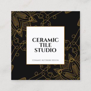 Goldmedaille Quadratische Visitenkarte