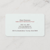 Goldmedaille Rodelbahn mit Aussicht Visitenkarte (Rückseite)