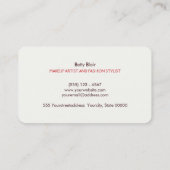 Goldmedaille Rodelbahn mit Aussicht Visitenkarte (Rückseite)