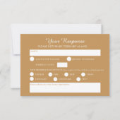 Goldmedaille RSVP Karte (Vorderseite)