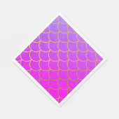 Goldmedaille Scales Pink Lila Glitzer Serviette (Ecke)