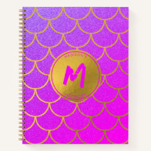 Goldmedaille Scales Rosa Lila Glitzer Monogram