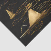 Goldmedaille Seidenpapier (Detail)