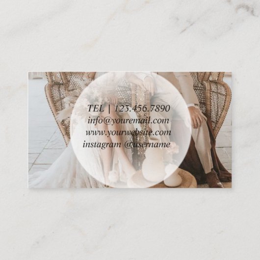 Goldmedaille, Silberballons und Weißballons Visitenkarte (Rückseite)