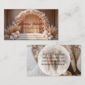 Goldmedaille, Silberballons und Weißballons Visitenkarte (Vorne/Hinten)