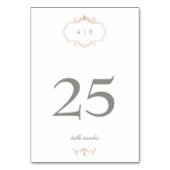 Goldmedaille Tischnummer (Vorderseite)