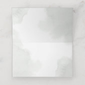 Goldmedaille und Eukalyptus Greenerity Wedding Platzkarte (Innenseite Aufgefaltet)