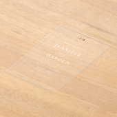 Goldmedaille und weißer Himmelsmond Transparente H Acryleinladungen (Ablage )