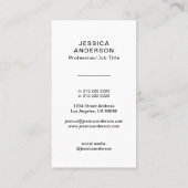 Goldmedaille Visitenkarte (Rückseite)