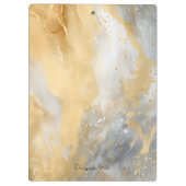 Goldmedaille Wasserfarbe Kunst Klemmbrett (Rückseite)