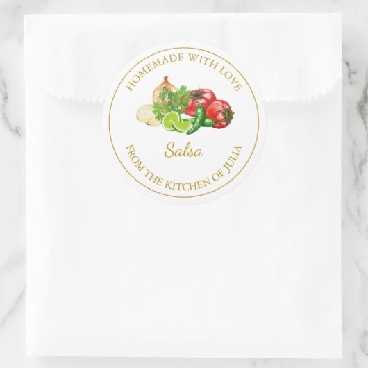 Goldmedaille | weiß runder aufkleber (Tasche)