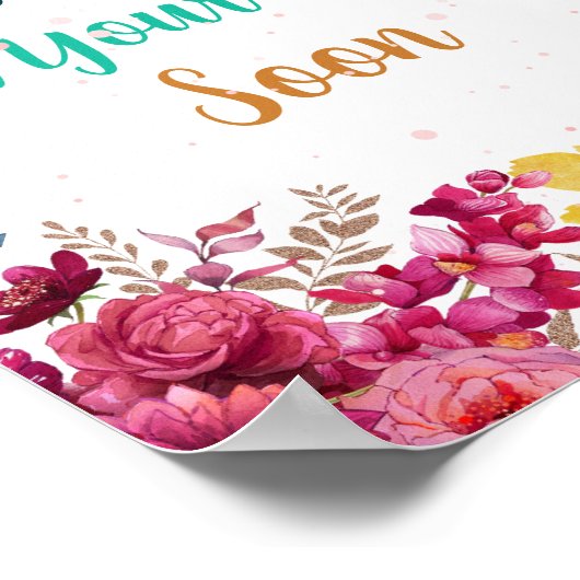 Goldmedaille wird bald gut poster (Ecke)