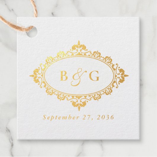 Goldmedaille Wreath Geschenkanhänger (Vorderseite)