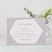 Goldmedaille zum Hochzeitsempfang Einladung (Stehend Vorderseite)