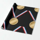 Goldmedaillen-Packpapier Geschenkpapier (Ungerollt)