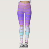 Goldmedaillengewürfelte Leggings (Vorderseite)