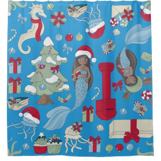 Goldmedaillenjacke-Seepferd Duschvorhang (Vorderseite)