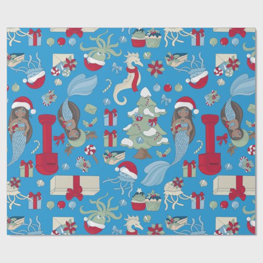 Goldmedaillenjacke-Seepferd Geschenkpapier (Flach)