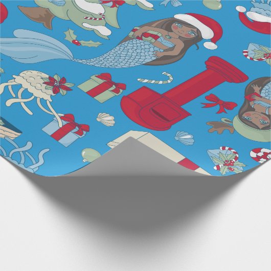 Goldmedaillenjacke-Seepferd Geschenkpapier (Ecke)