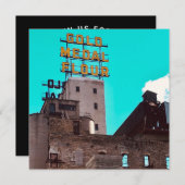 Goldmedaillenmehl Einladung (Vorne/Hinten)