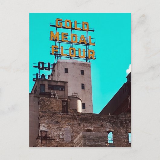 Goldmedaillenmehl Postkarte (Vorderseite)