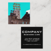 Goldmedaillenmehl Quadratische Visitenkarte (Vorne/Hinten)