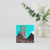 Goldmedaillenmehl Quadratische Visitenkarte (Stehend Vorderseite)