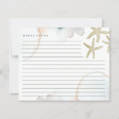 Goldmedaillenrezeptur für Bride Brautparty Card (Rückseite)