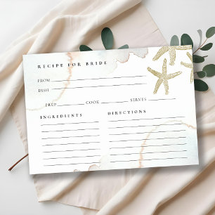 Goldmedaillenrezeptur für Bride Brautparty Card Begleitkarte
