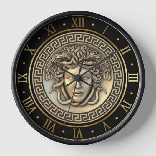 Goldmedusa Gorgon griechisch wichtigste römische Z Uhr (Vorderseite)