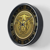 Goldmedusa Gorgon griechisch wichtigste römische Z Uhr (Winkel)
