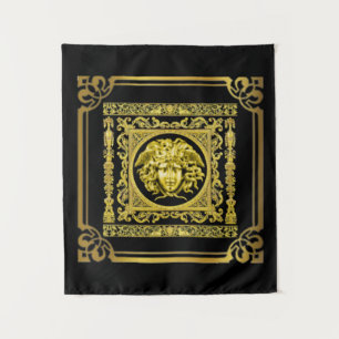 Goldmedusa-Teppich Wandteppich