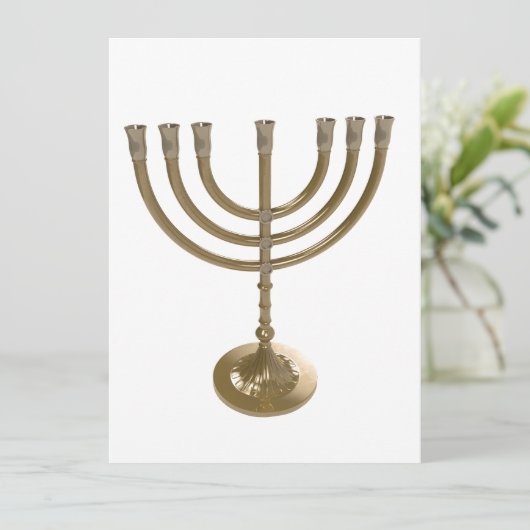 Goldmenorah (Stehend Vorderseite)
