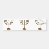 Goldmenorah Autoaufkleber (Vorne)