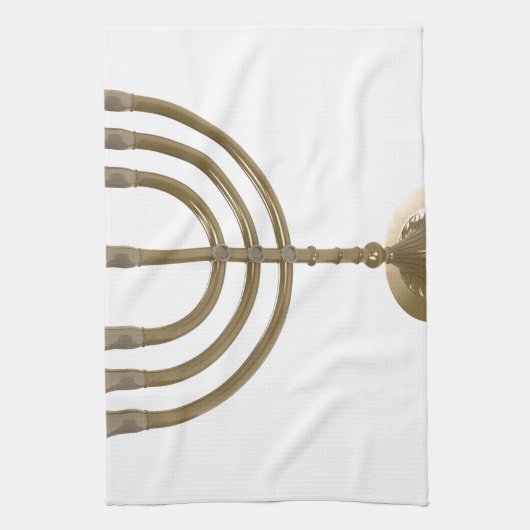 Goldmenorah Handtuch (Vertikal)