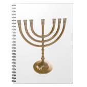 Goldmenorah Notizblock (Vorderseite)
